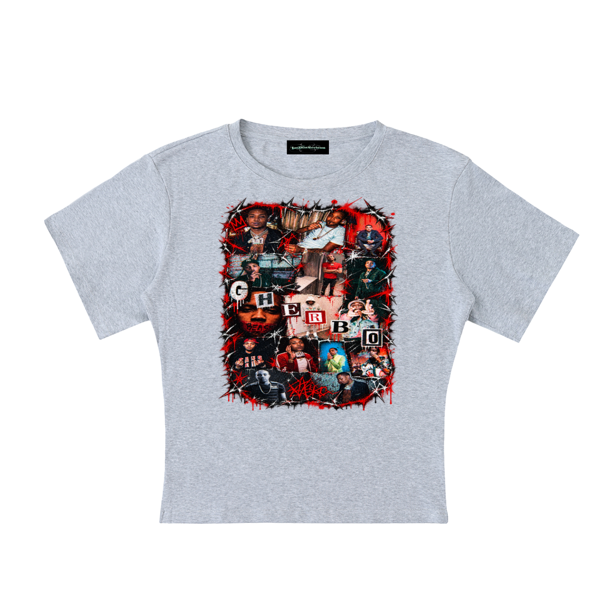 Herbo' Cocoon Shape Short Sleeve Top