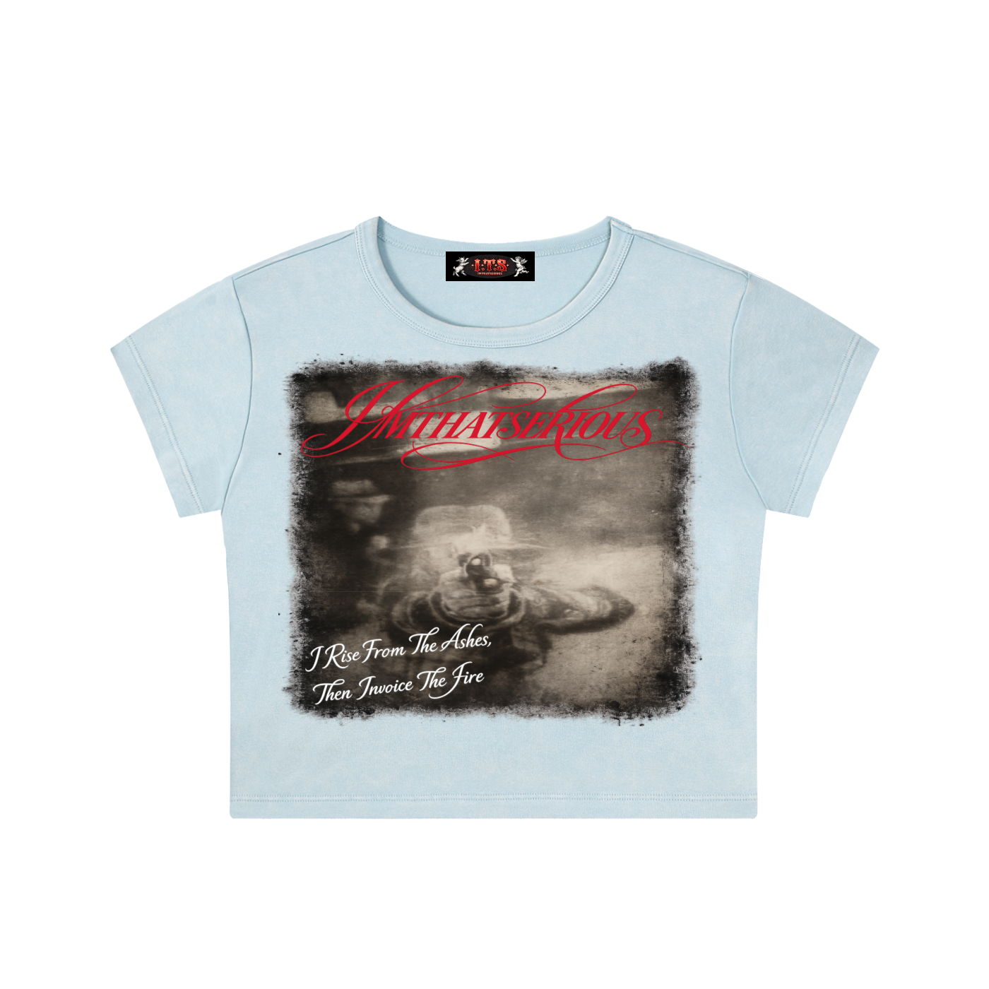Snow Washed Crop Top