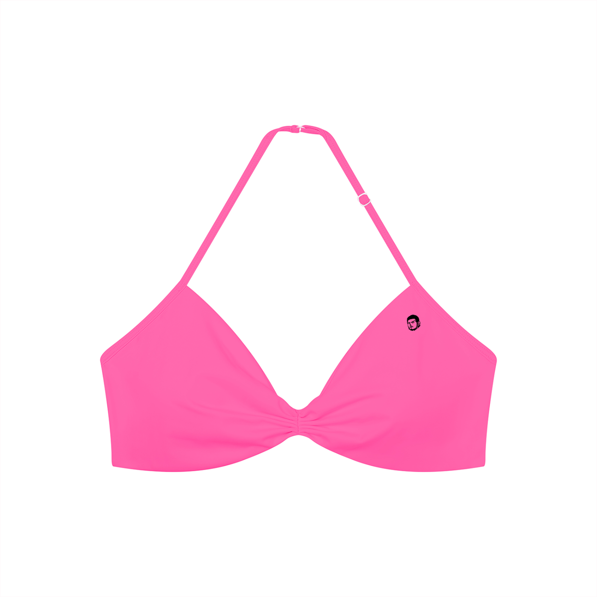 Women’s Ruched Halter-Neck Sports Bra