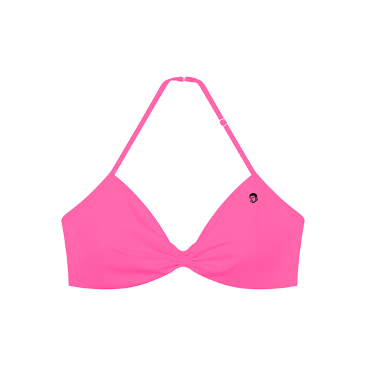 Women’s Ruched Halter-Neck Sports Bra