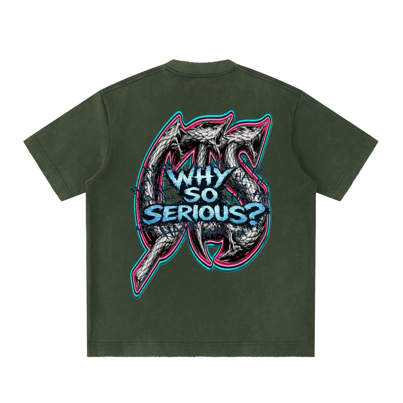 Heavyweight Vintage Washed Frayed T-Shirt
