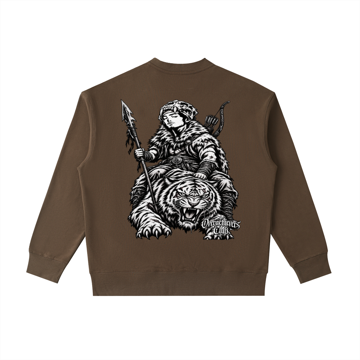 Overachievers Club' Patch Pocket Crewneck Sweatshirt
