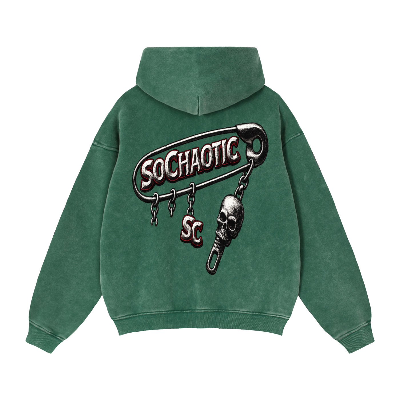 SoChaotic' Zip Fleece Hoodie