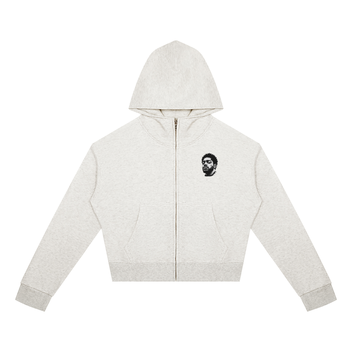 Overachievers Club' Women's Crop Full Zip Hoodie