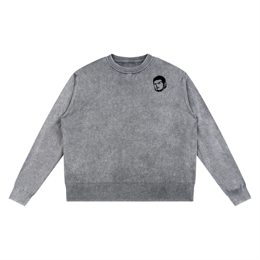 Mineral Wash Oversized Sweater