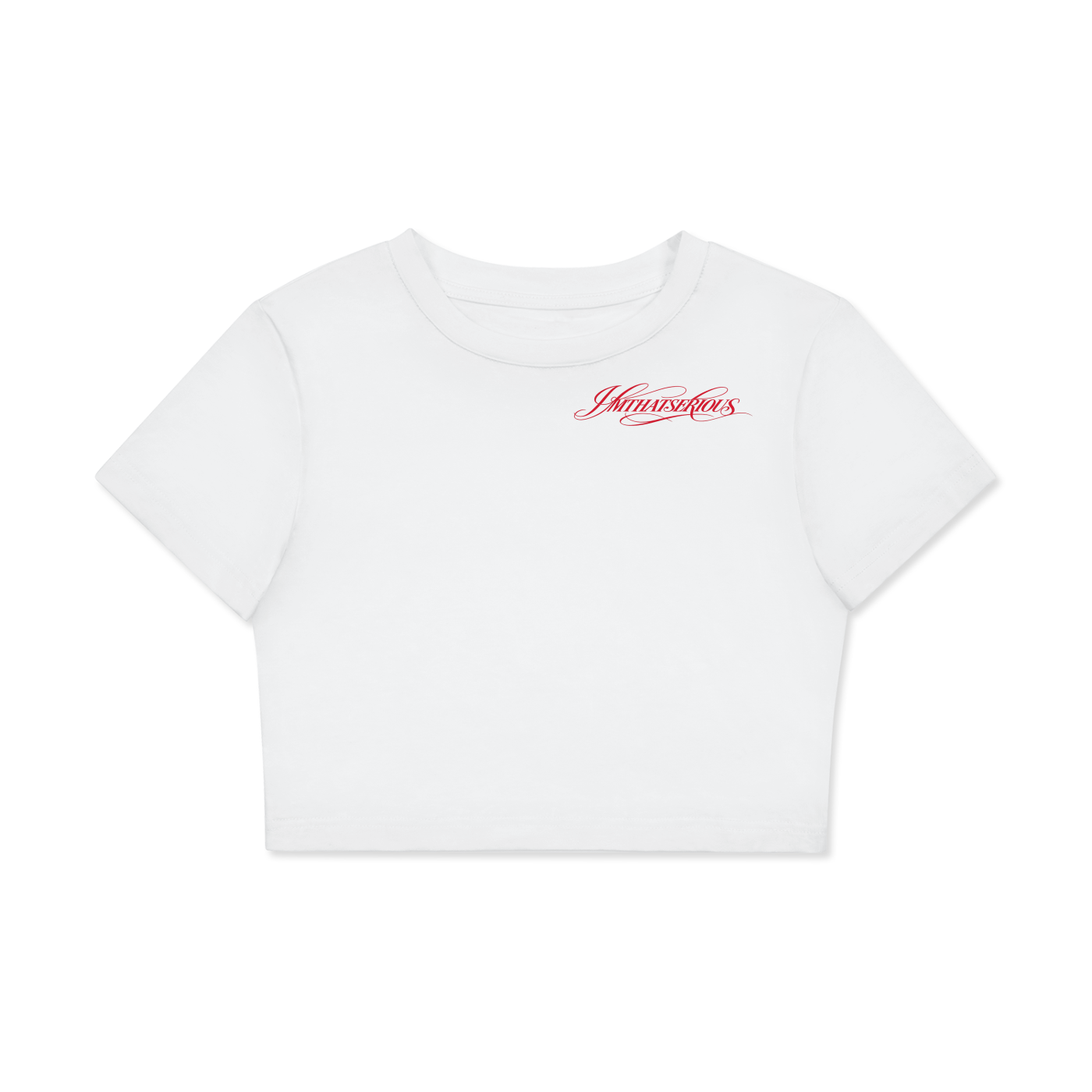 Fitted Crop Cotton T-Shirt