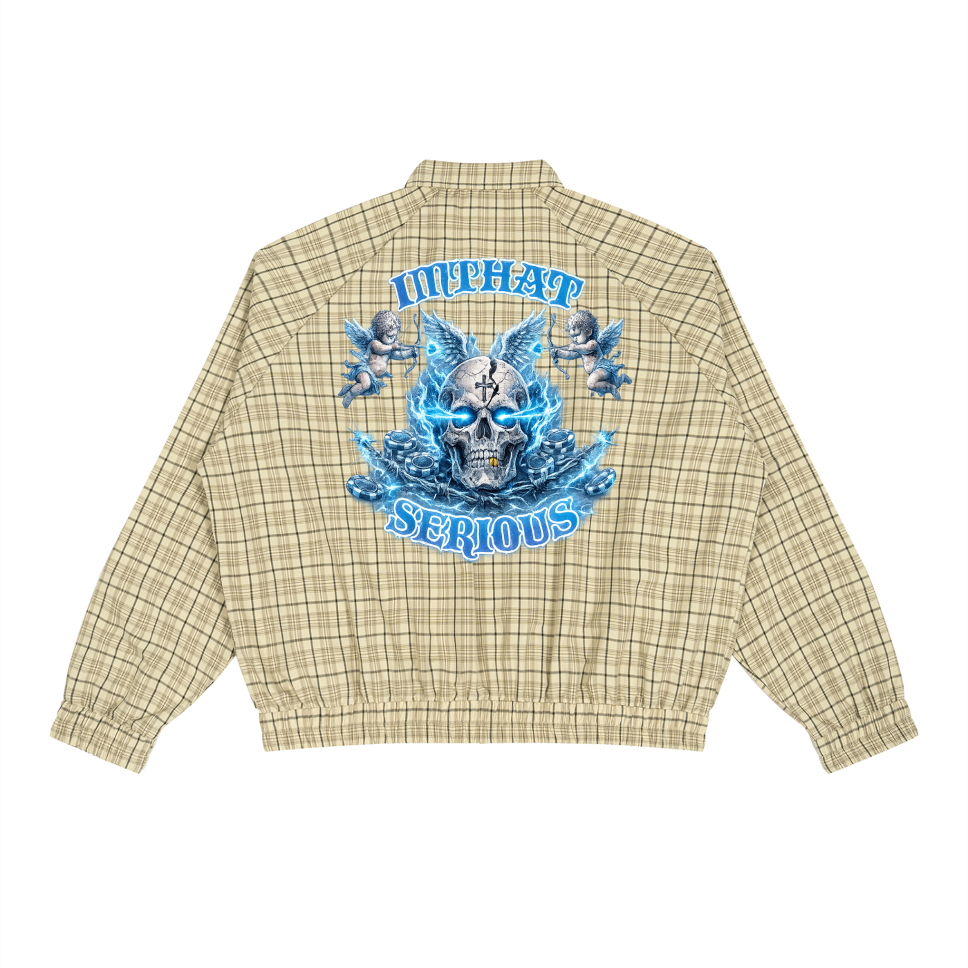 Heartbreaker' Plaid Full-Zip Track Jacket