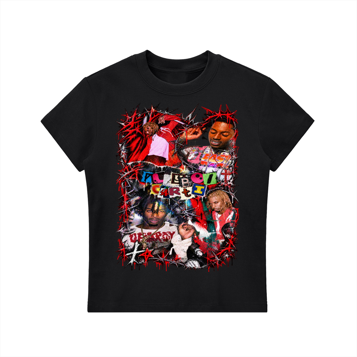 Carti' Bodycon Crewneck T-Shirt