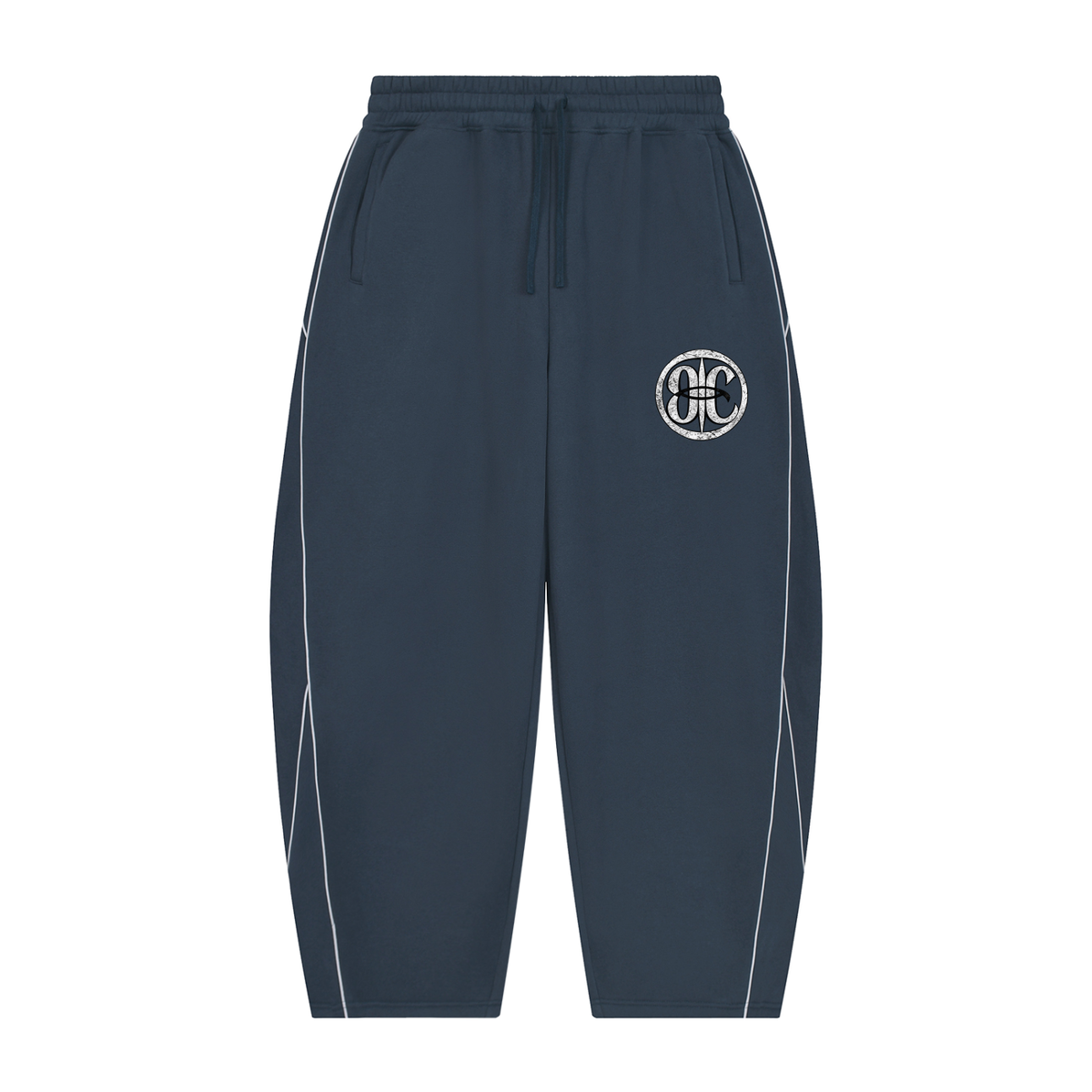 Overachievers Club' Oversized Piping Fleece Hoodie & Sweatpant
