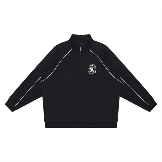 Overachievers Club' Reflection Striped Raglan Jacket & Sweatpants