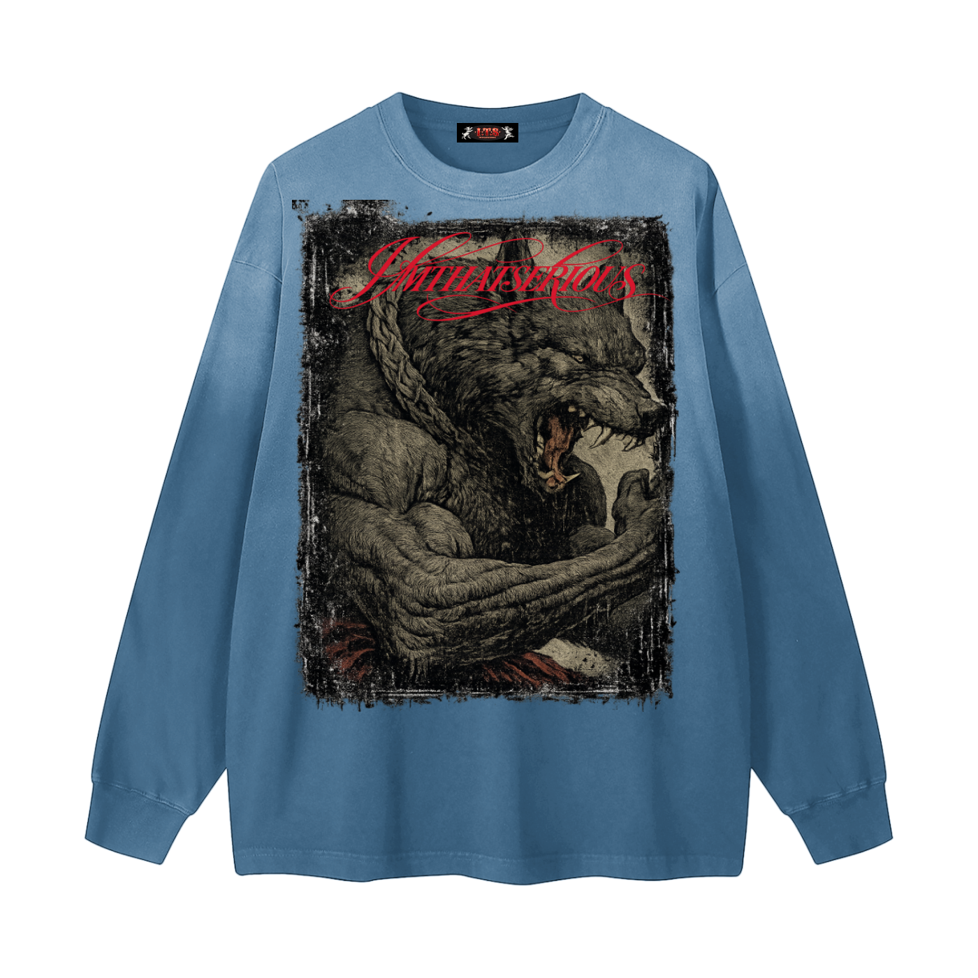 Gradient Washed Long Sleeve T-Shirt