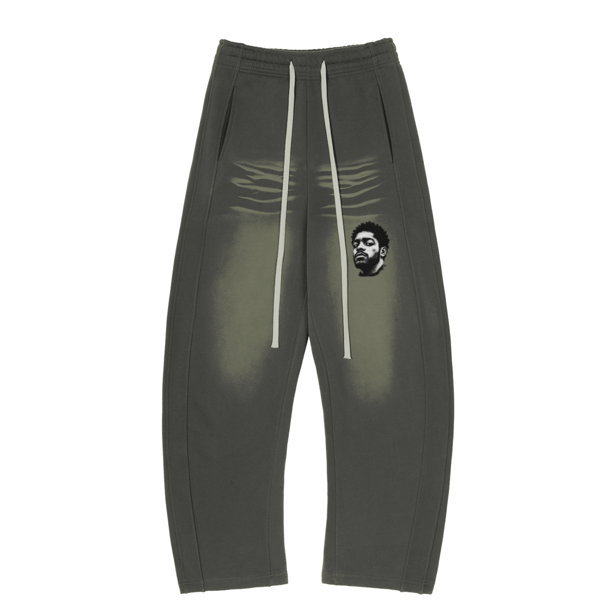 Overachievers Club' Frayed Sunfade Boxy Fleece Hoodie & Sweatpant
