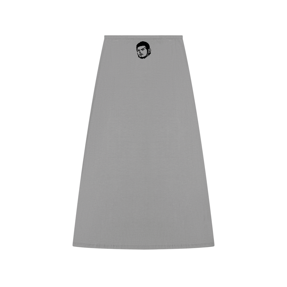 Women's Solid Color Knit Maxi Skirt & Sleeve Crop Tee