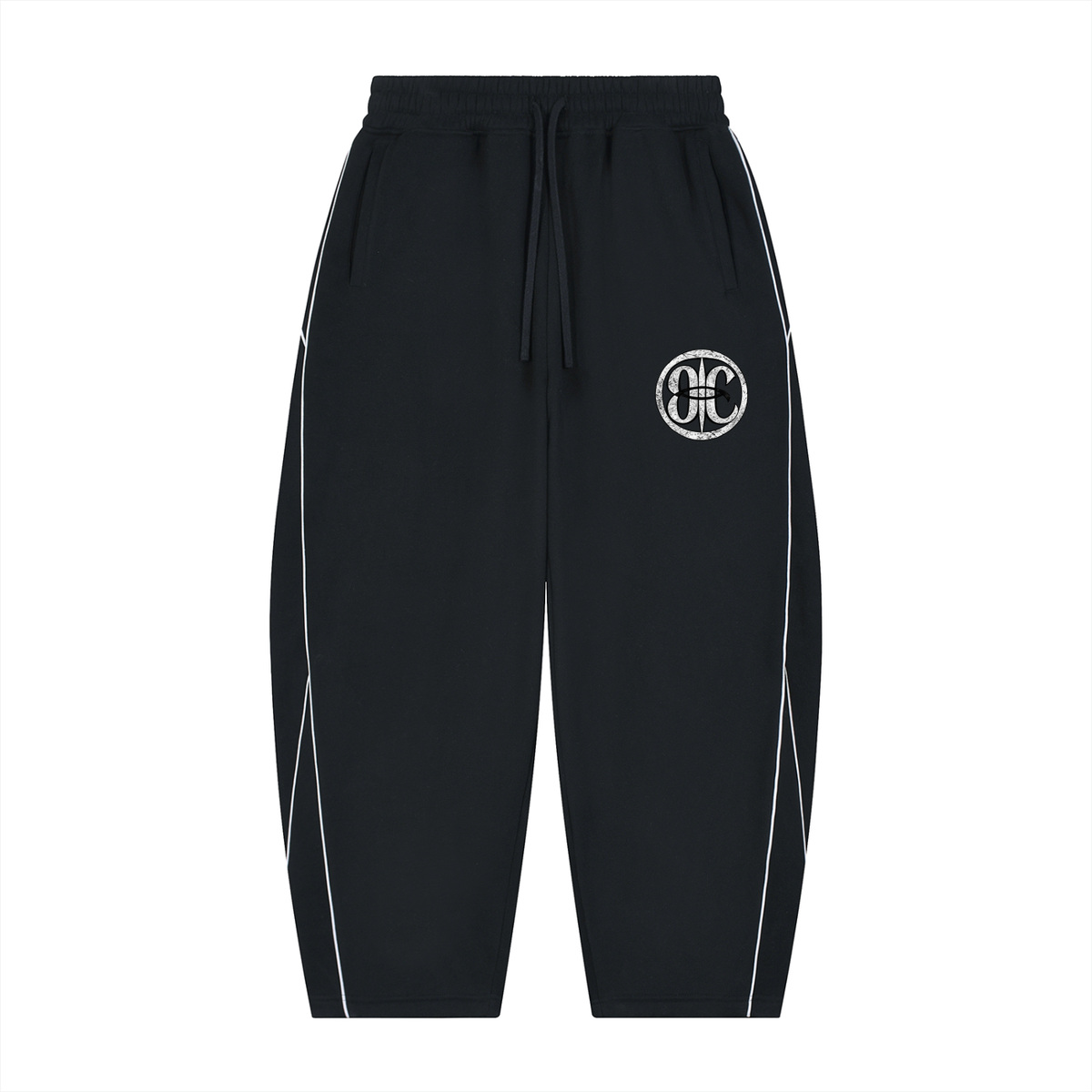 Overachievers Club' Oversized Piping Fleece Hoodie & Sweatpant