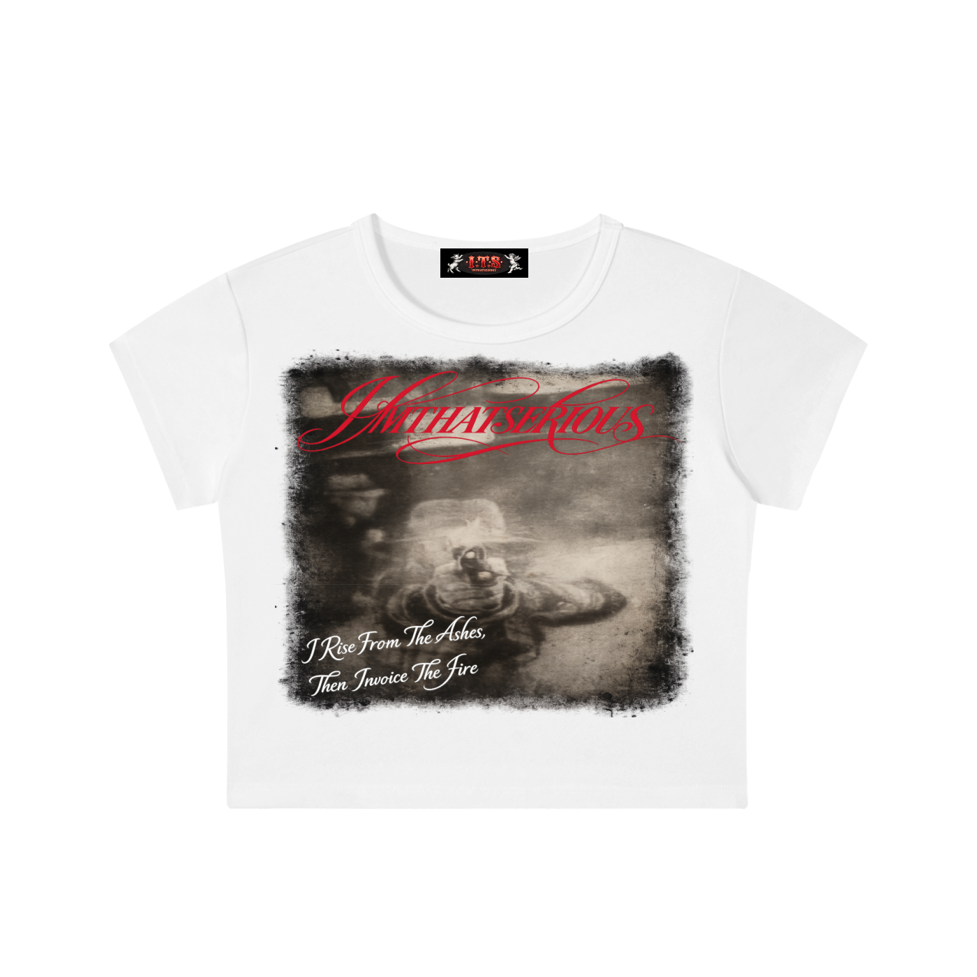 Snow Washed Crop Top