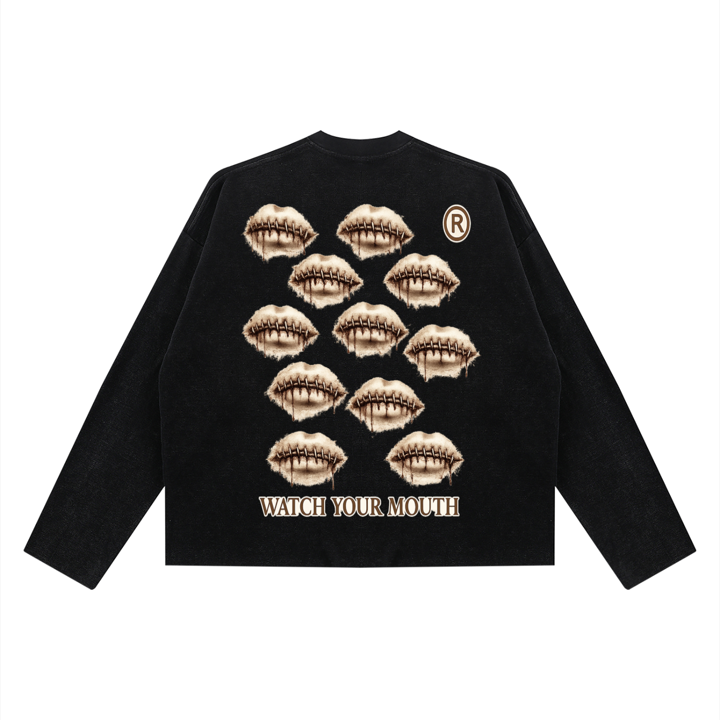 Unisex Vintage Wash Boxy  Waffle Raw Edge T-Shirt