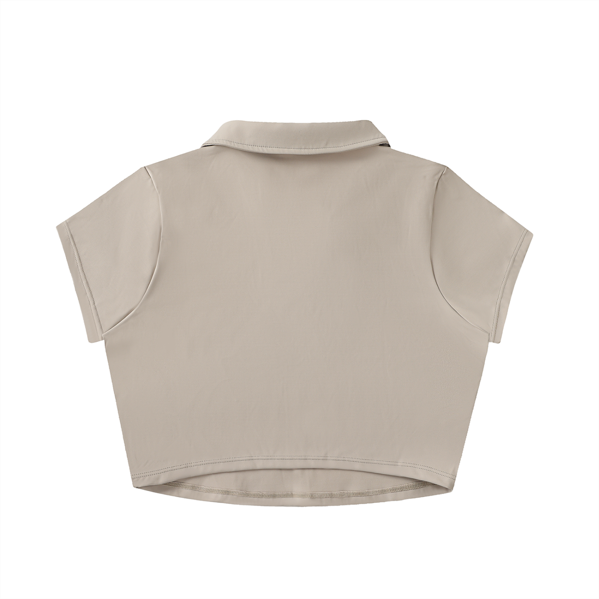 Overachievers Club' V-Neck Lapel Crop Top & Skirt