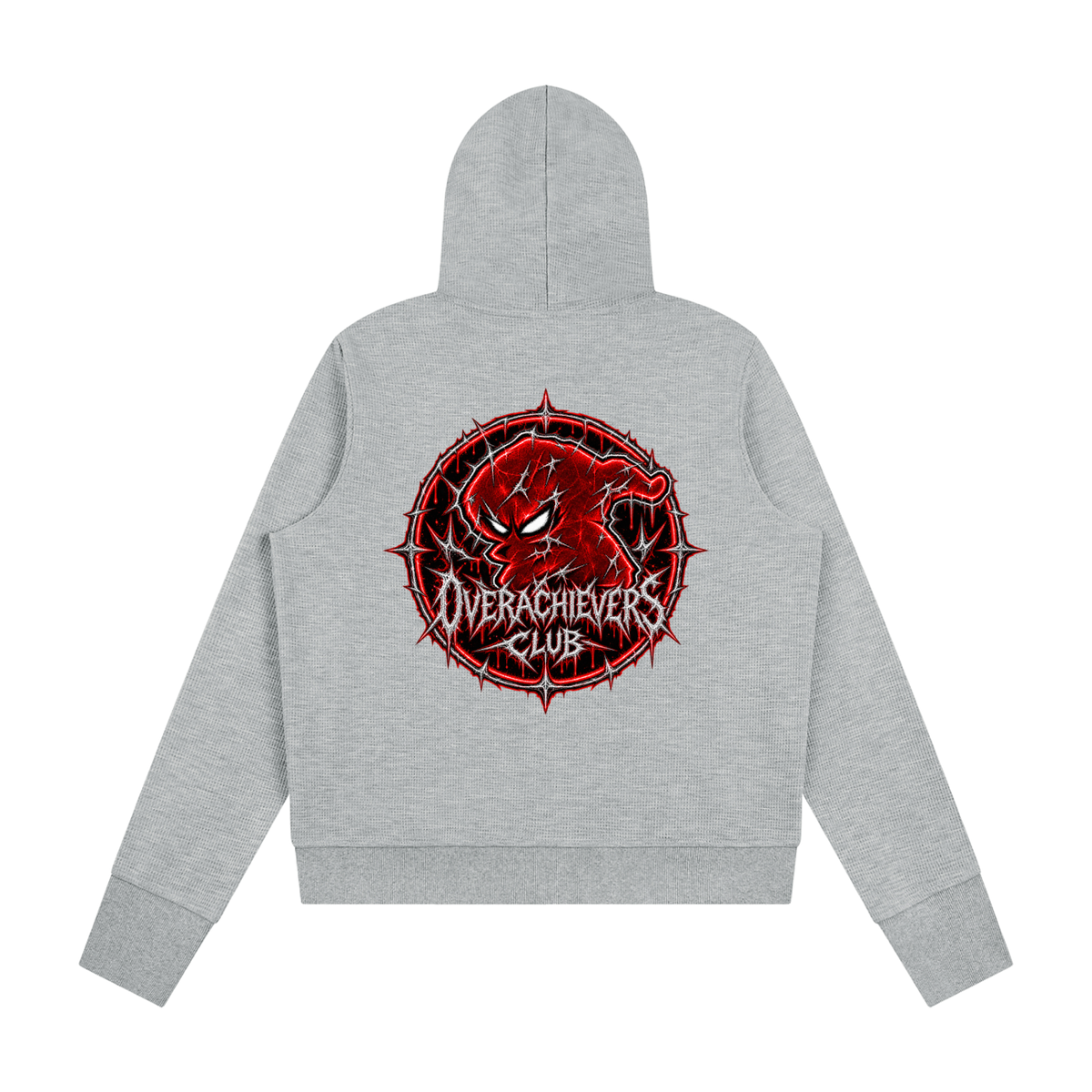 Overachievers Club' Women's Waffle Full Zip Hoodie