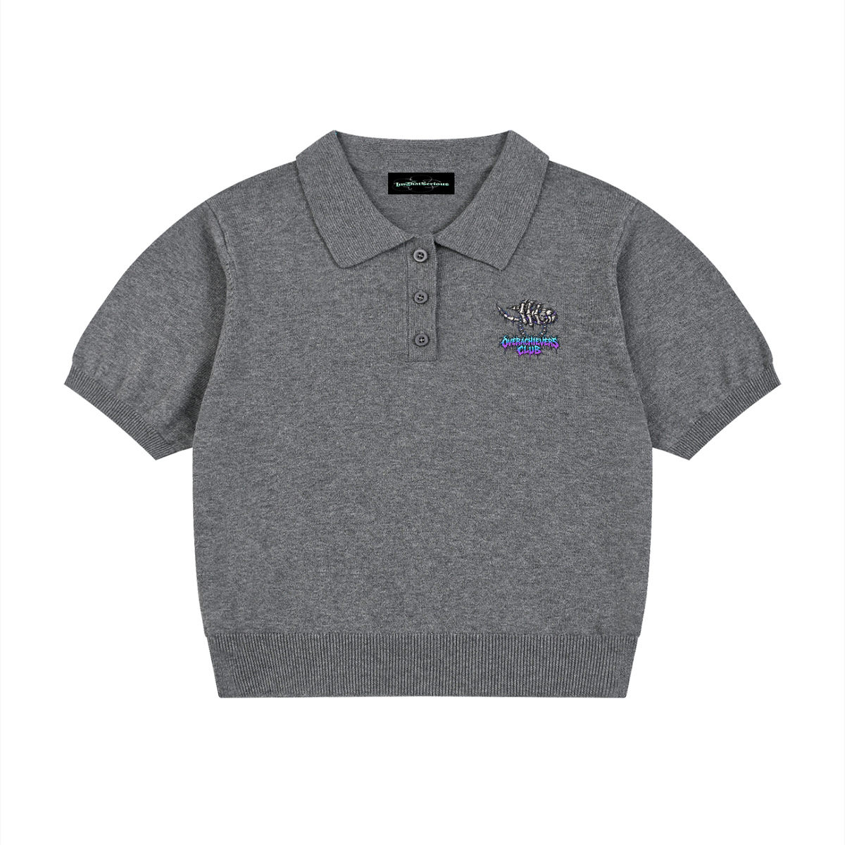 Overachievers Club' Women’s Knit Polo Shirt