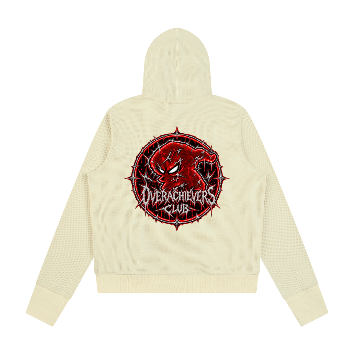 Overachievers Club' Women's Waffle Full Zip Hoodie