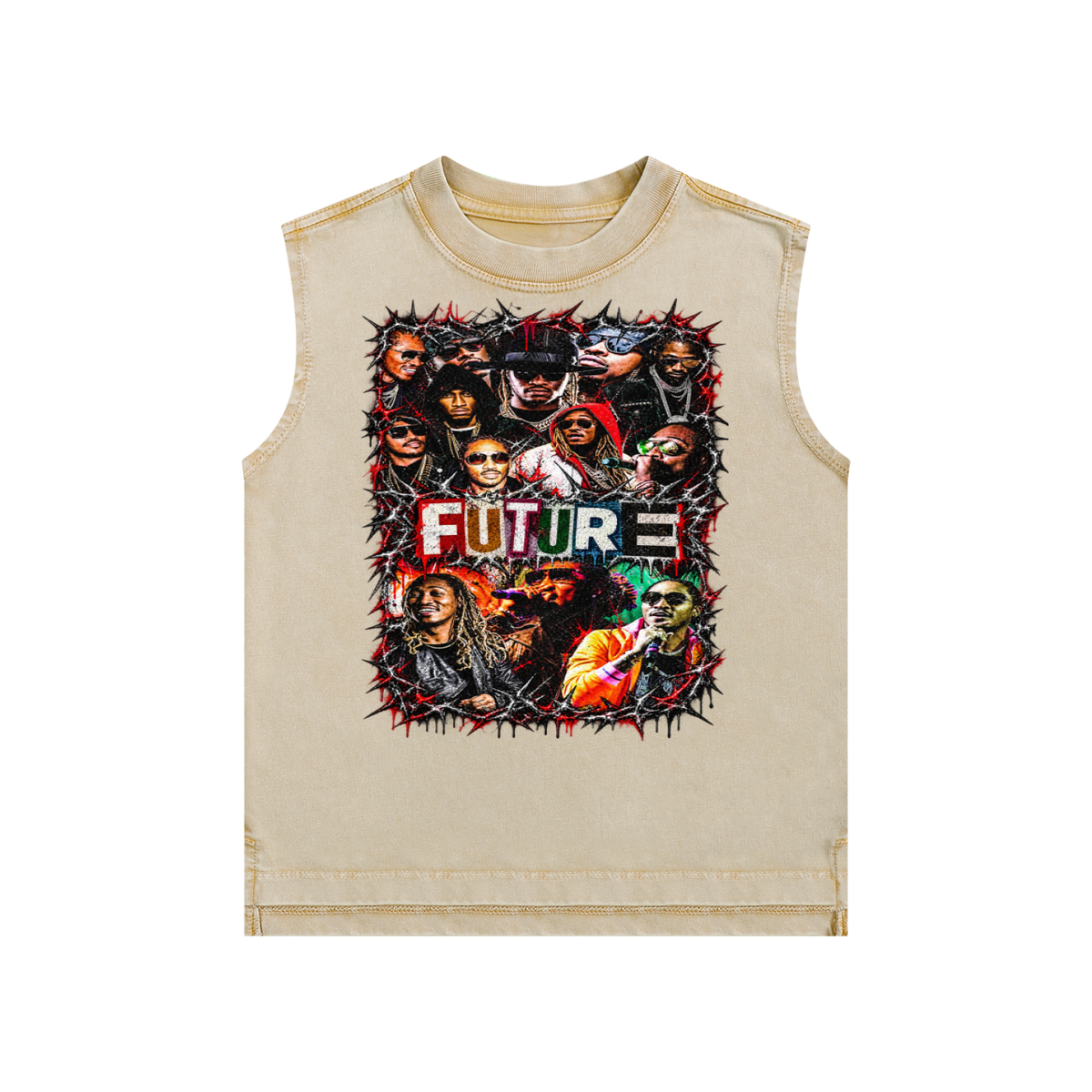 Future' Snow Washed Kids' Tank Top