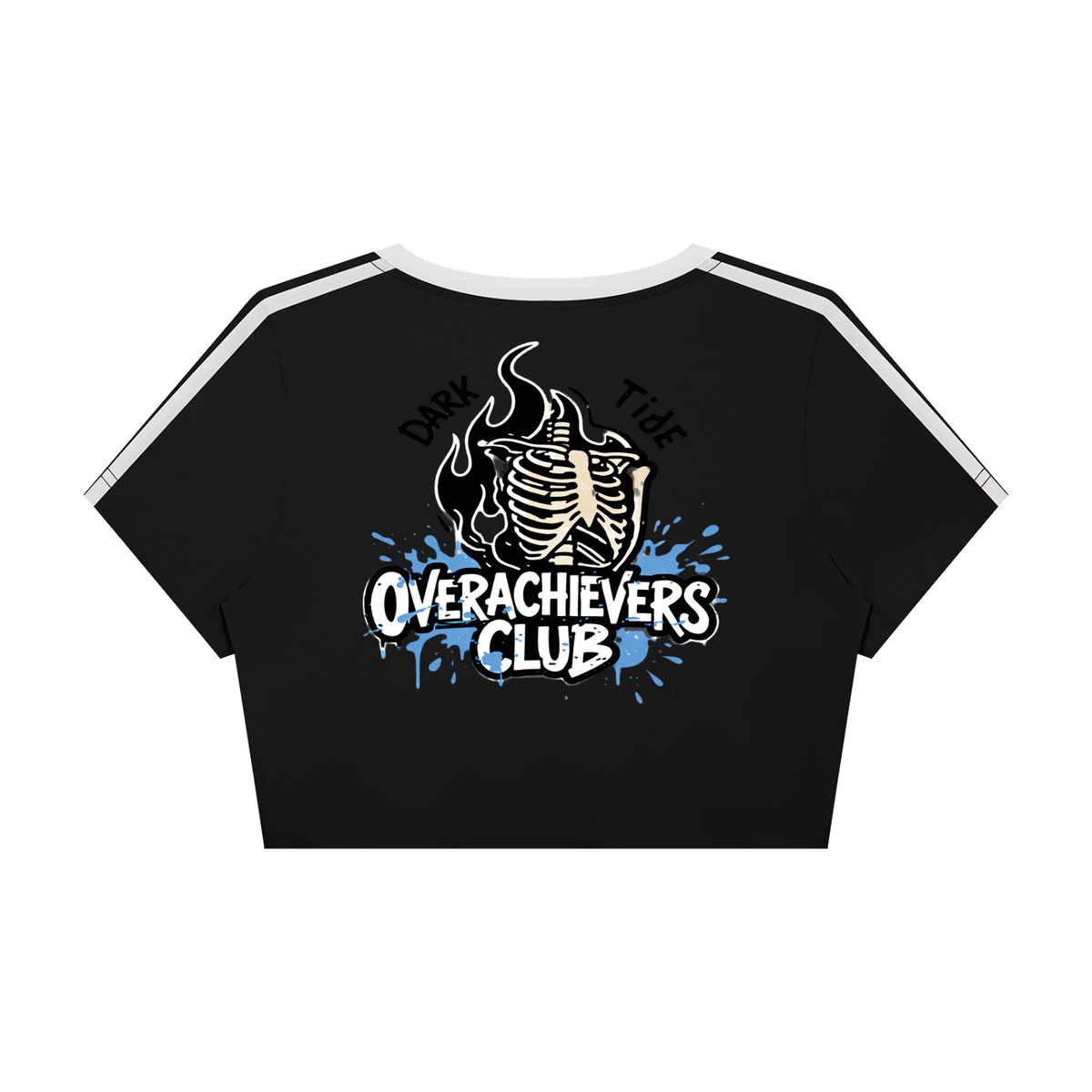 Overachievers Club' Women’s Slim Fit Color Block T-Shirt