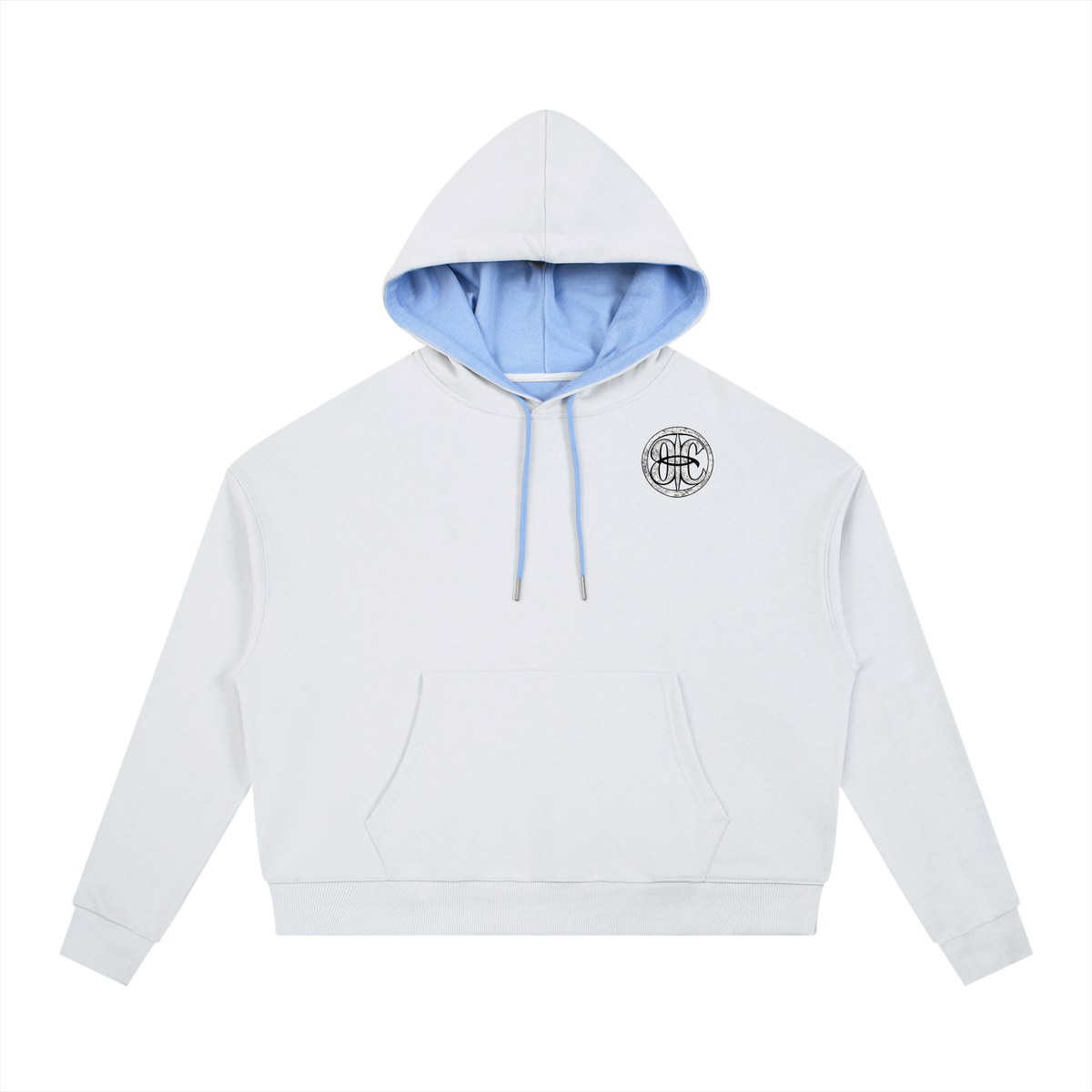 Overachievers Club' Contrast Drawstring Hoodie
