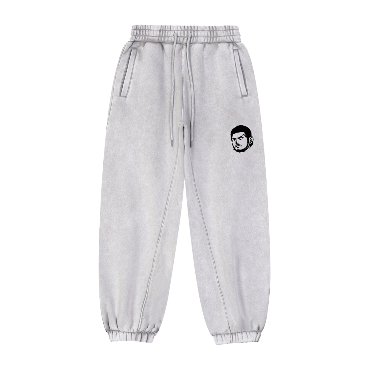 Overachievers Club' Snow Washed Cropped Hoodie & Sweatpants