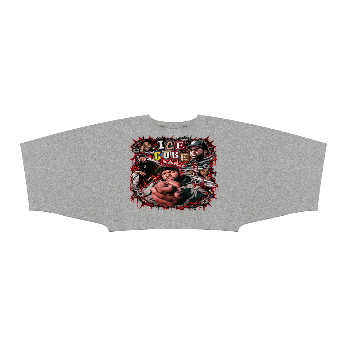 Ice Cube' Women's Boxy Batwing Sleeve T-Shirt
