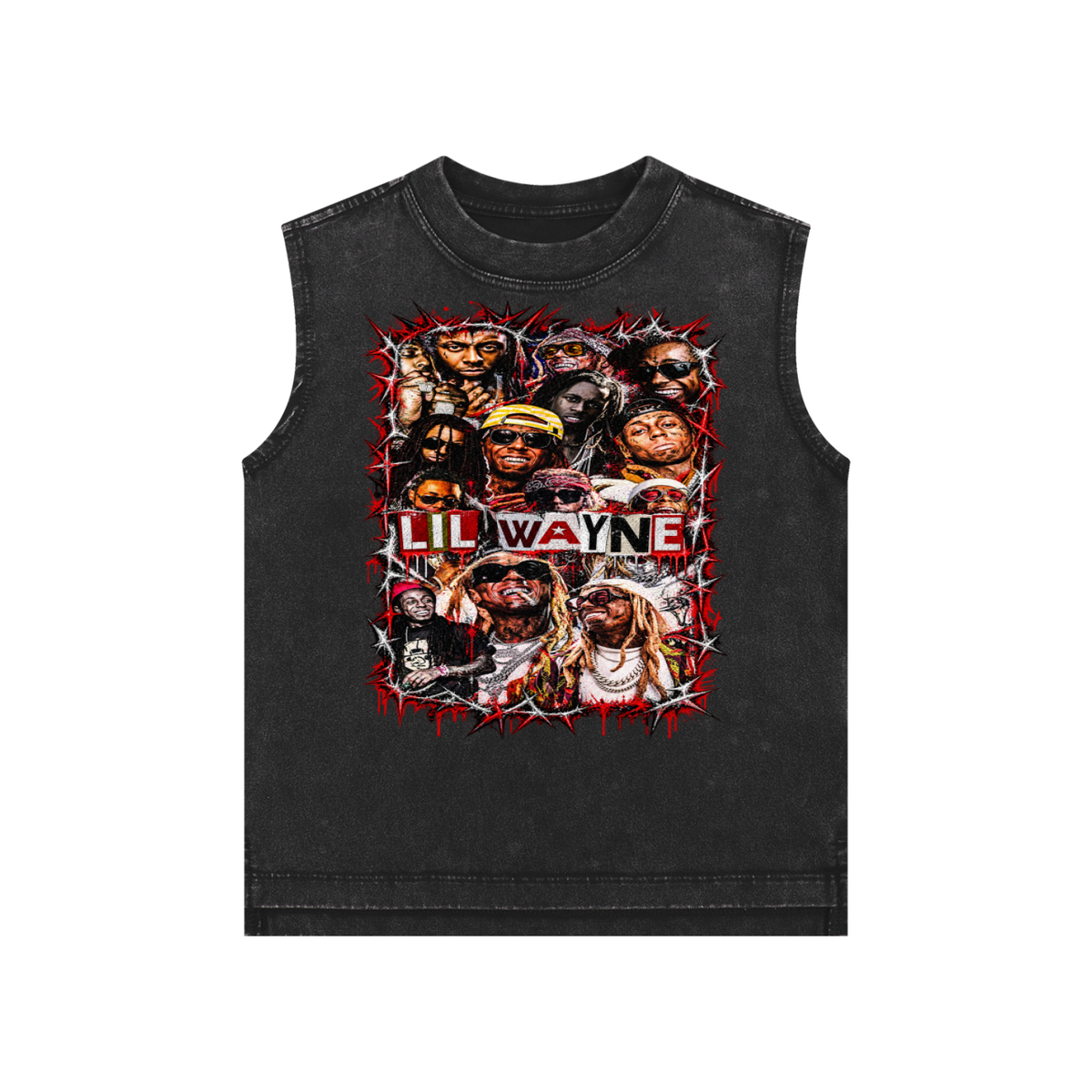 Weezy' Snow Washed Kids' Tank Top