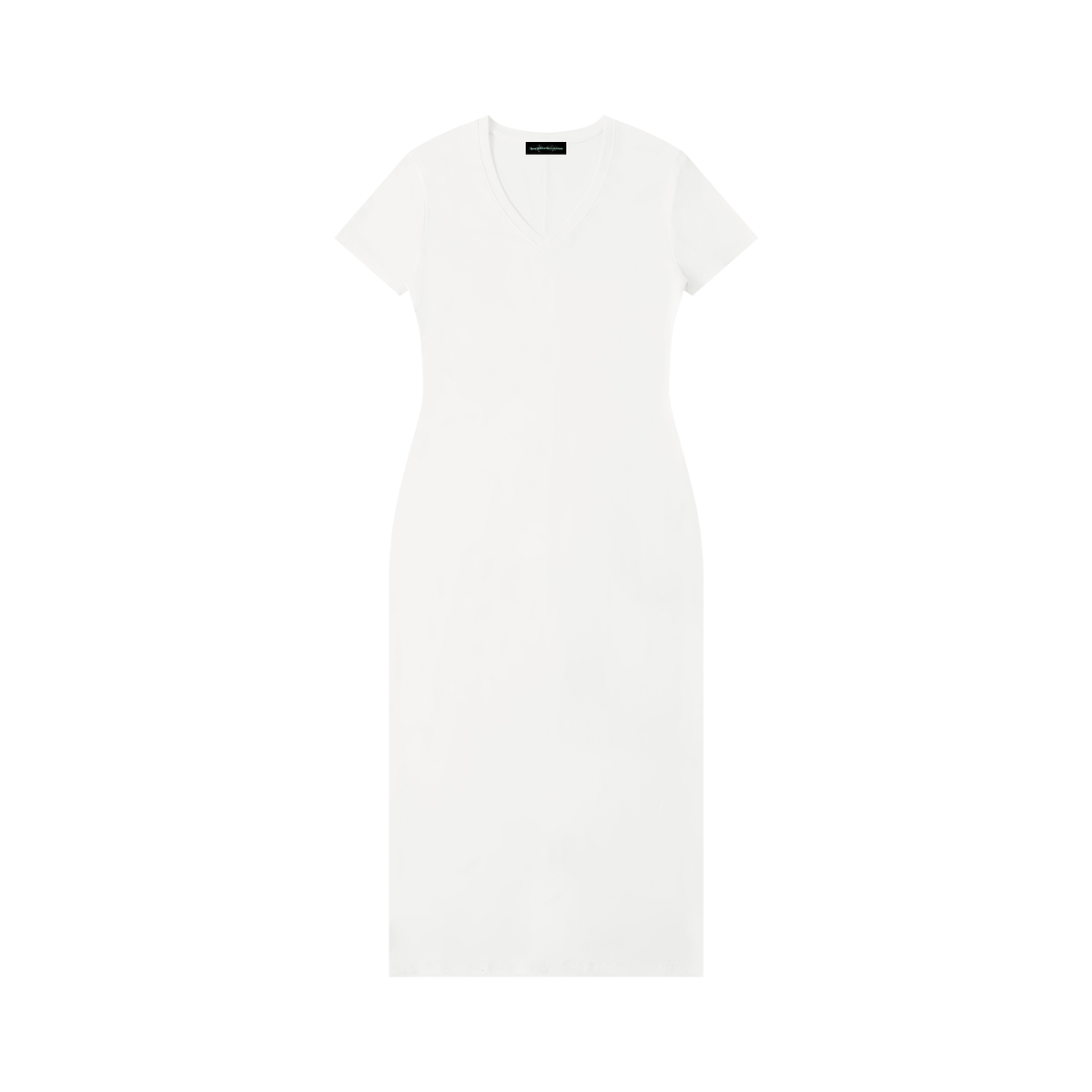 Women's V-Neck Short Sleeve Maxi Dress