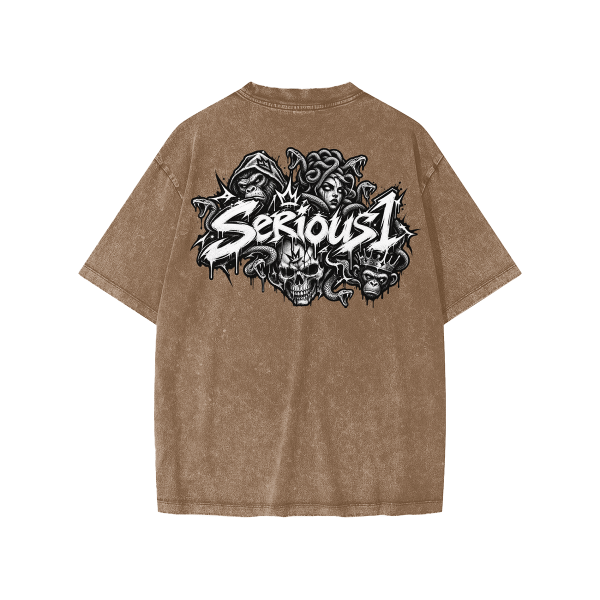 Serious1' Snow Washed Kids' T-Shirt & Shorts Fit