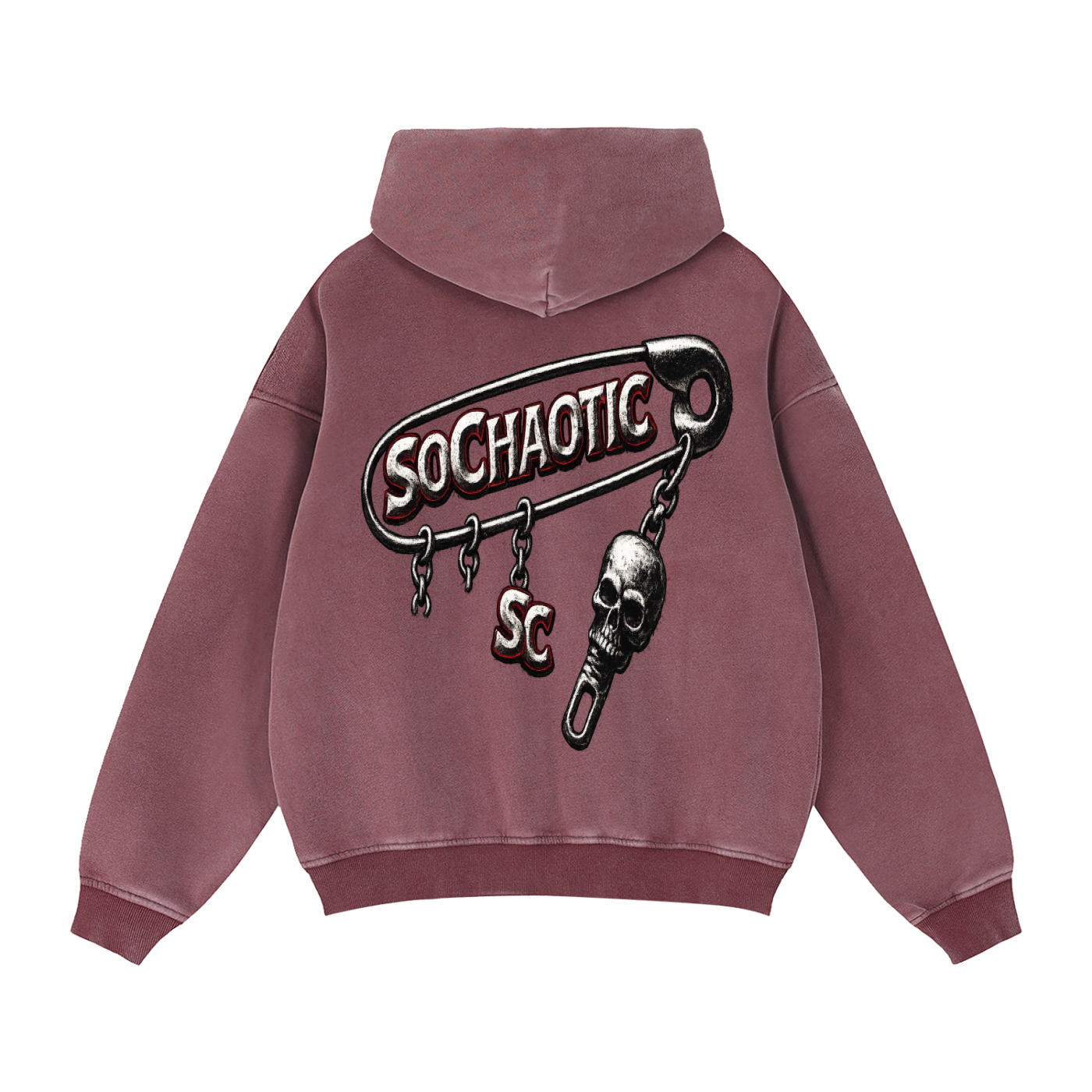 SoChaotic' Zip Fleece Hoodie