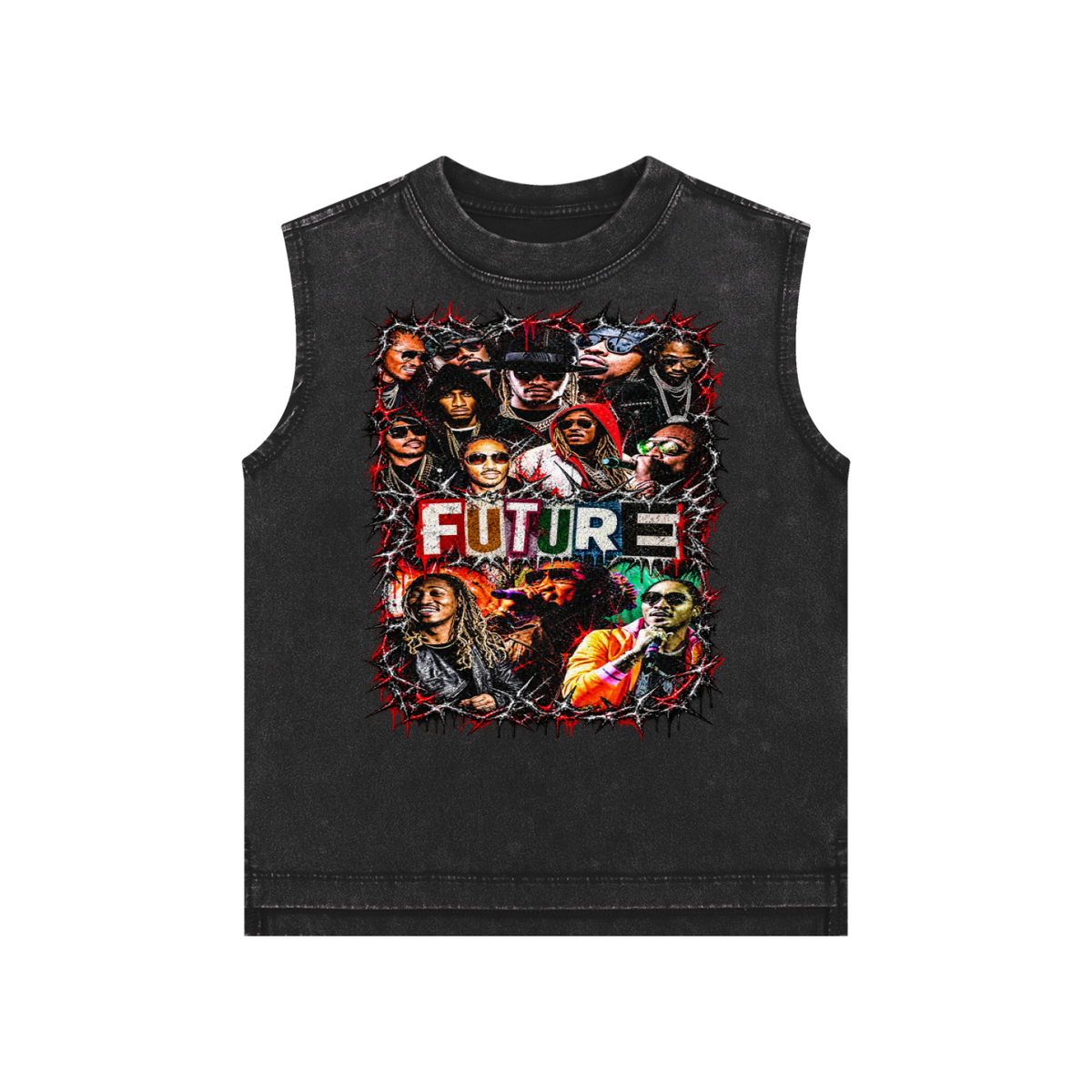 Future' Snow Washed Kids' Tank Top