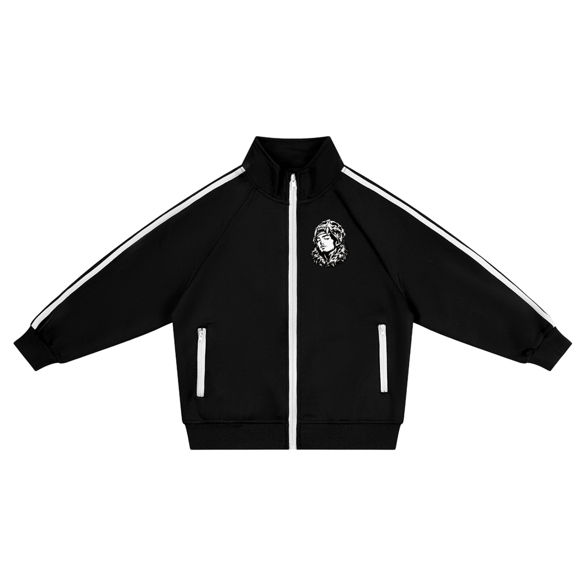 Overachievers Club' Kids’ Contrast Tape Coach Jacket & Sweatpant Tracksuit