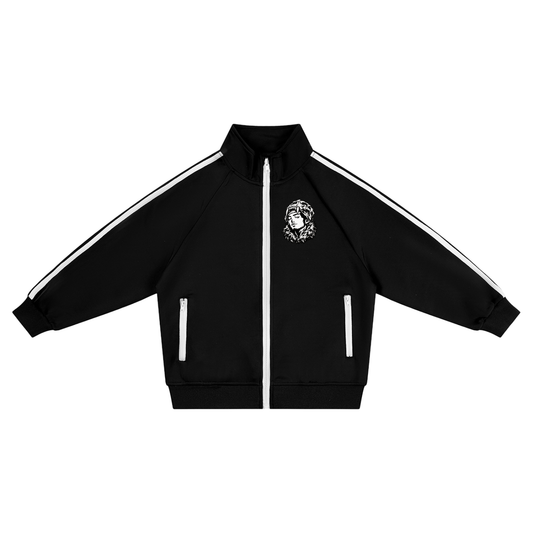 Overachievers Club' Kids’ Contrast Tape Coach Jacket & Sweatpant Tracksuit