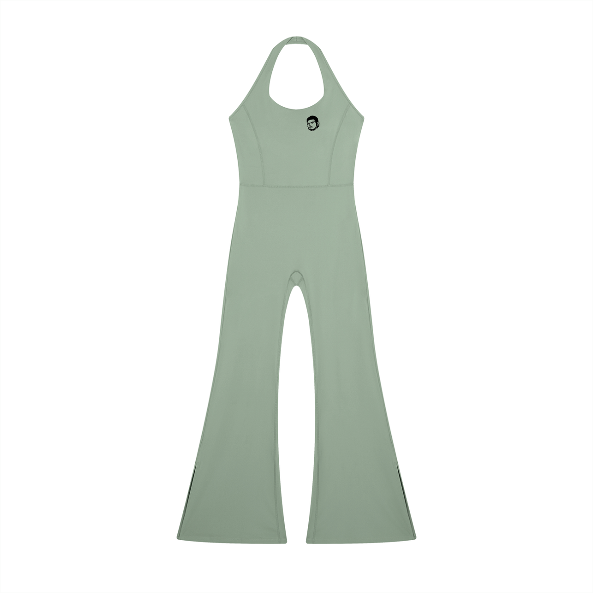 Overachievers Club' Women’s Halter Flared Jumpsuit