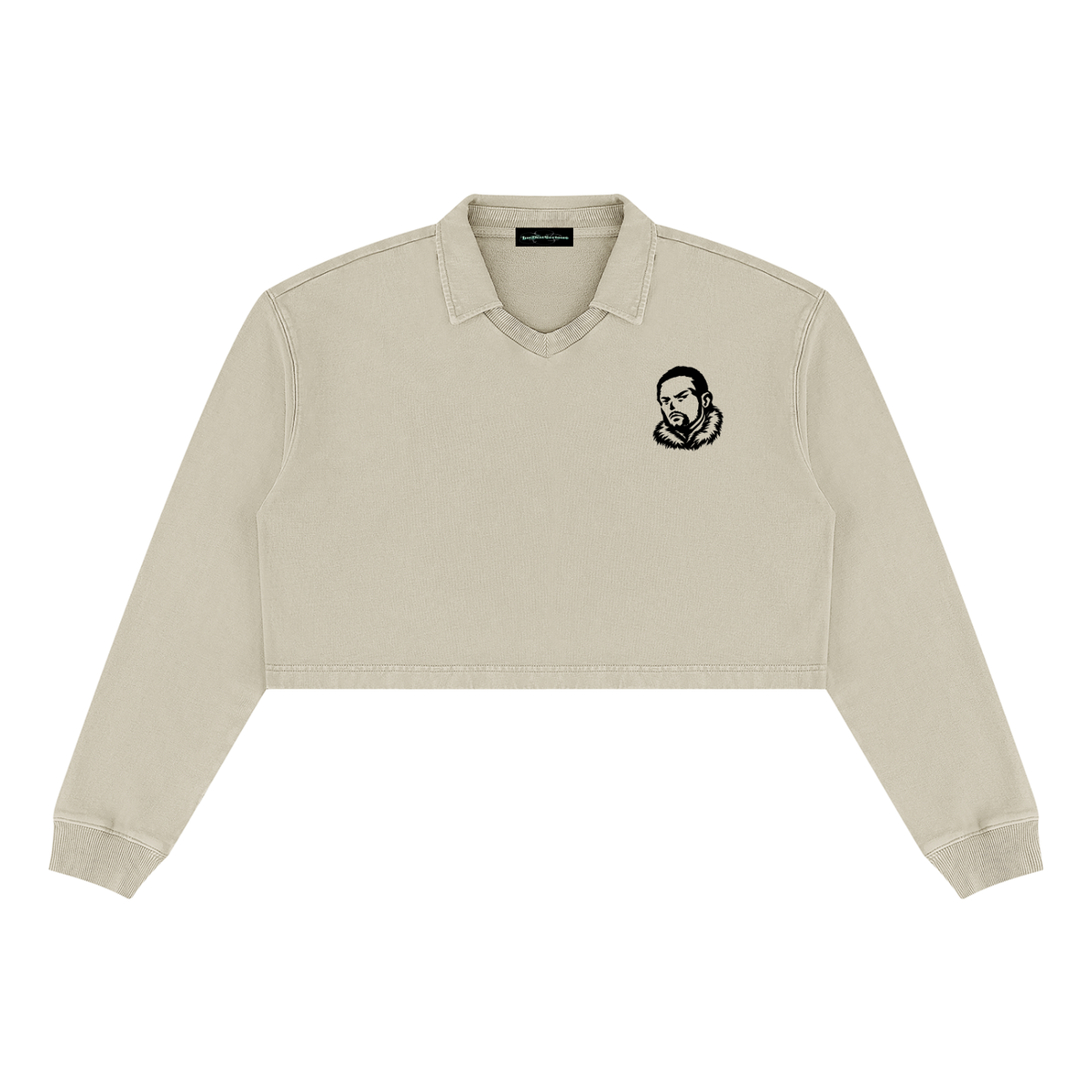 Overachievers Club' Women’s Vintage Wash Crop Sweatshirt & Flared Sweatpants