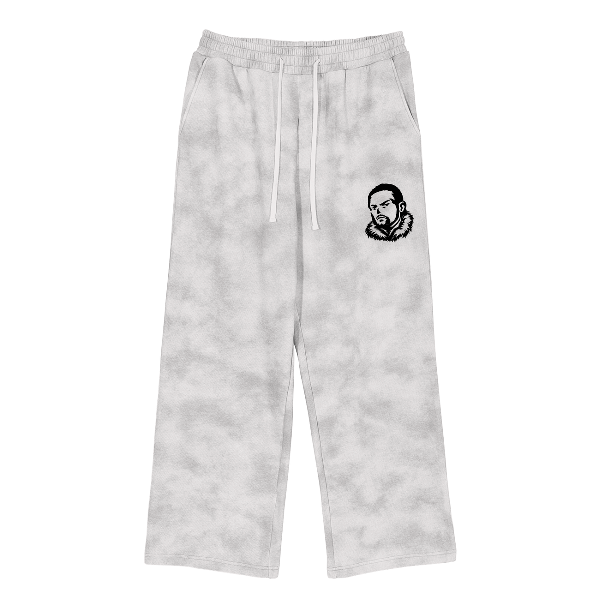 Overachievers Club' Dirty Washed Zip-Up Fleece Hoodie & Sweatpant
