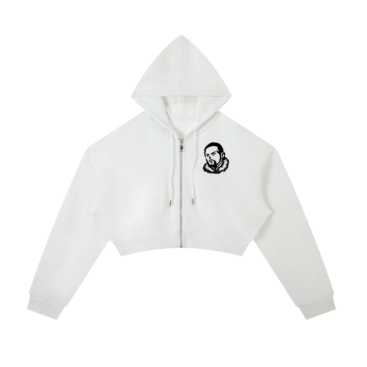 Overachievers Club' Cropped Zip-Up Hoodie, Sweatpants & Skirt