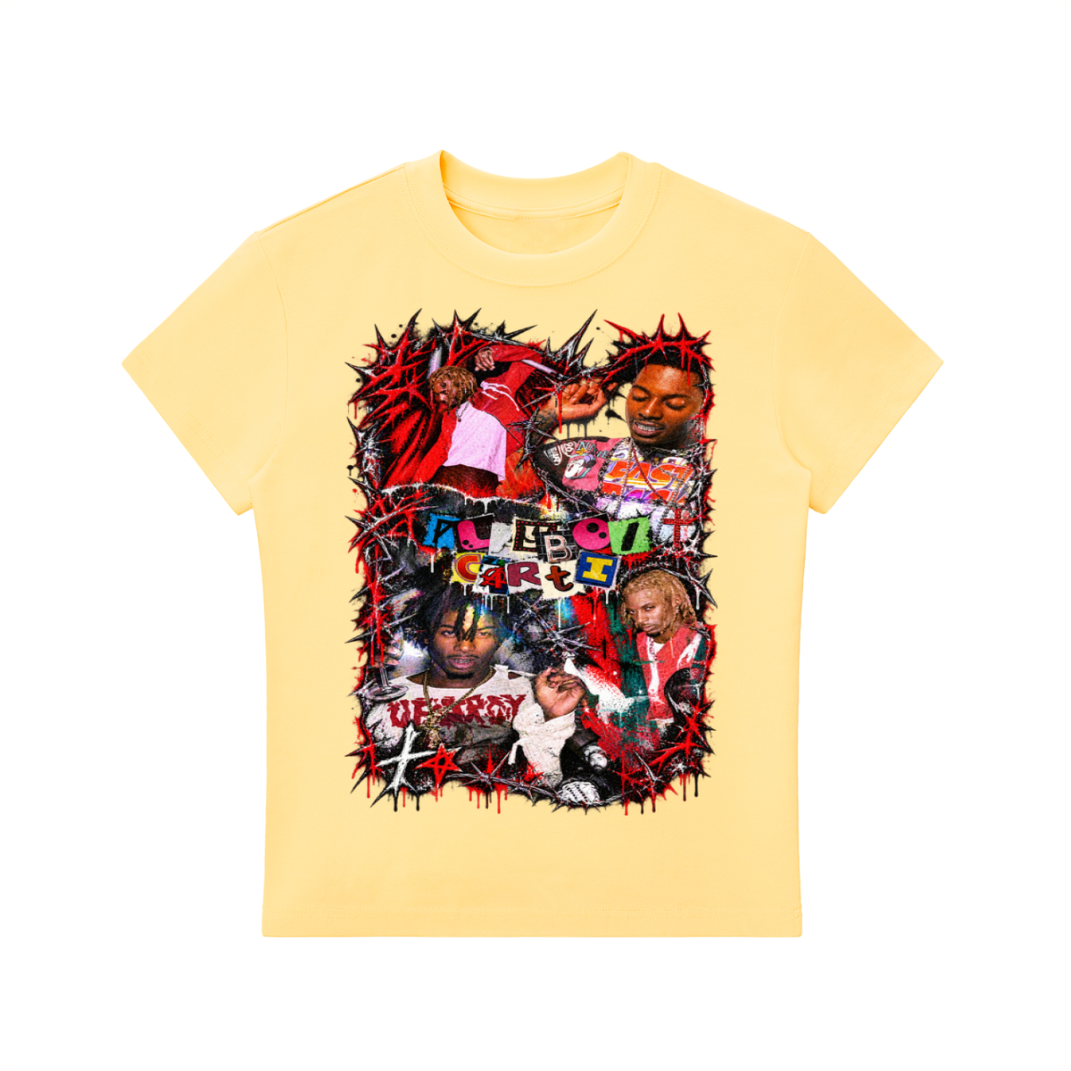 Carti' Bodycon Crewneck T-Shirt