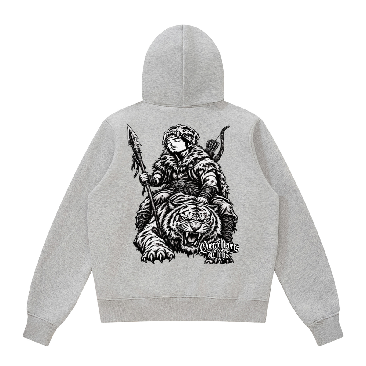 Overachievers Club' Oversized Fleece Boxy Hoodie, Sweatshirt, Sweatpant & Shorts Fit