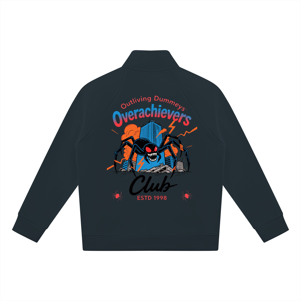 Overachievers Club' Stand Collar Jacket