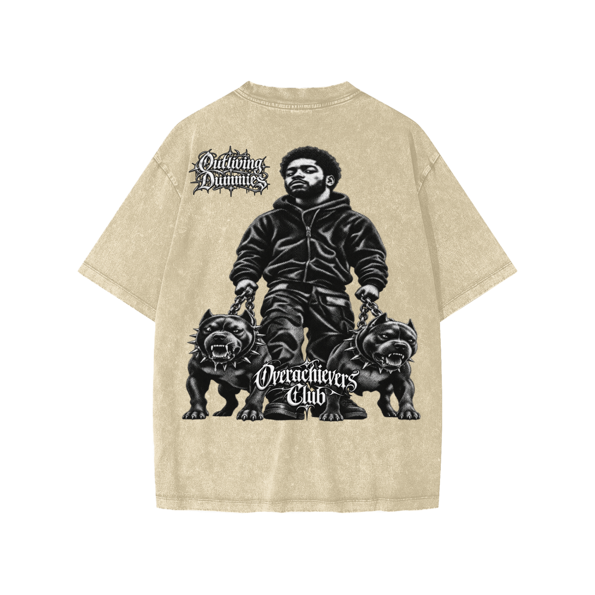 Overachievers Club' Snow Washed Kids' T-Shirt & Shorts