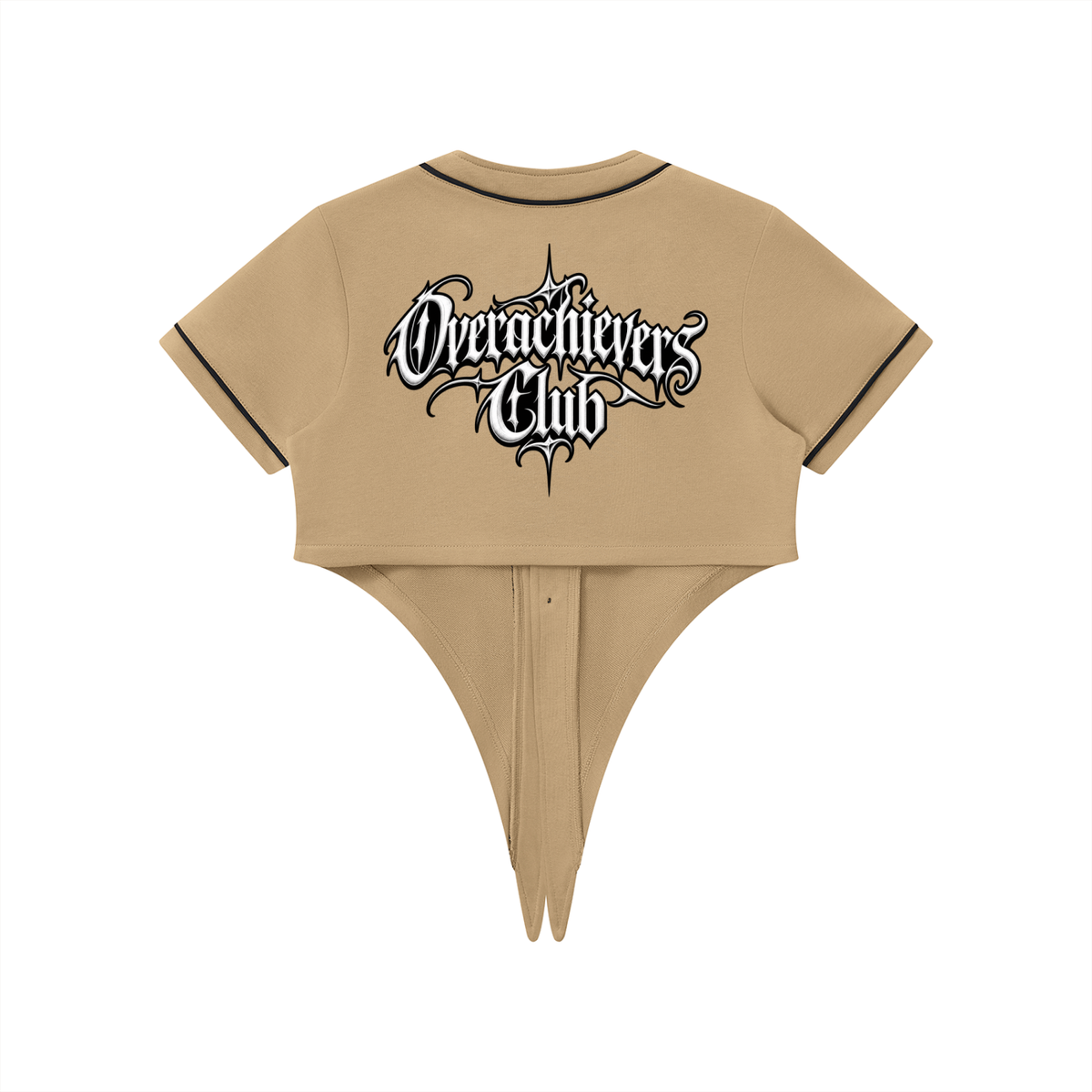 Overachievers Club' Women's Piping Baseball Jersey