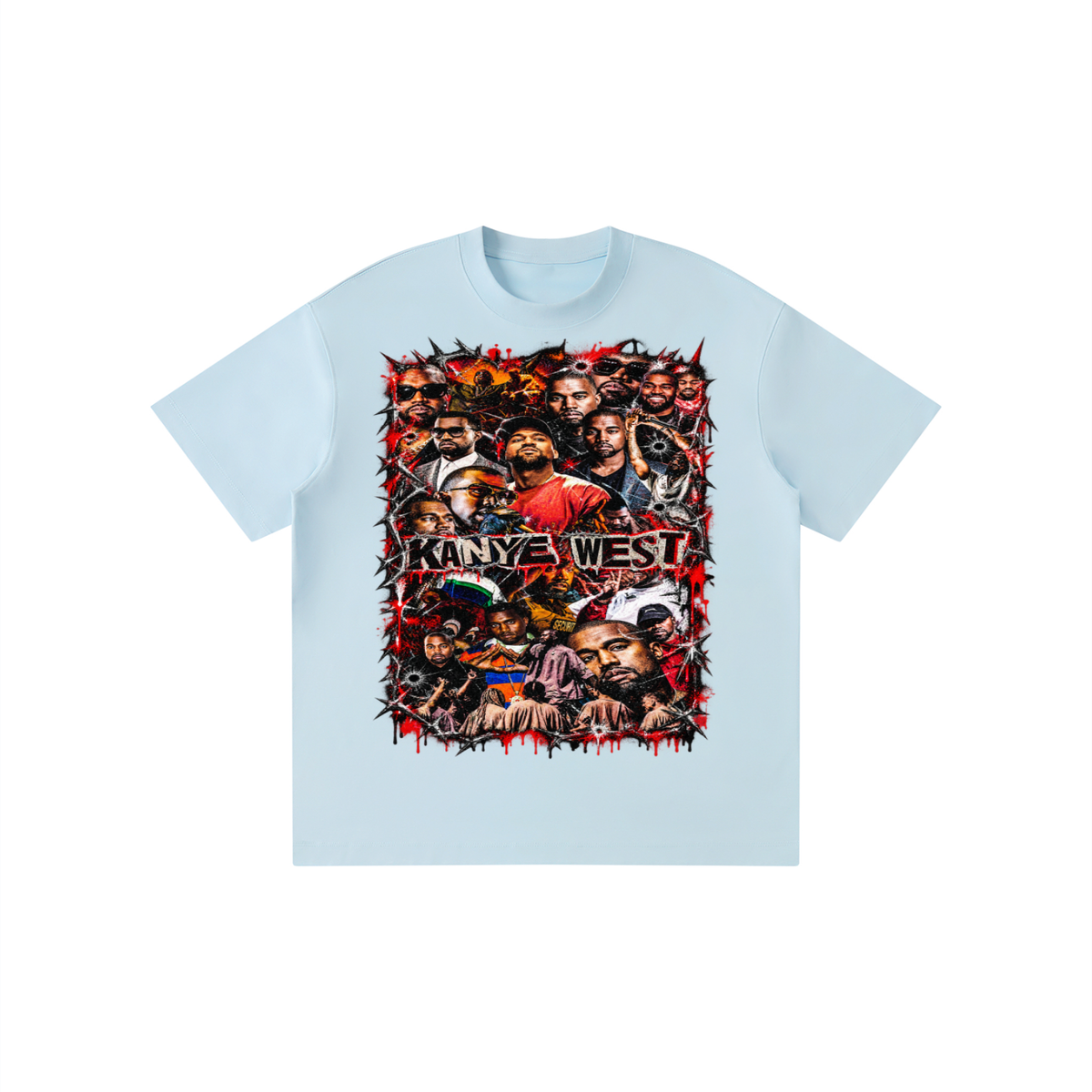Camiseta de cuello redondo para niños Kanye'