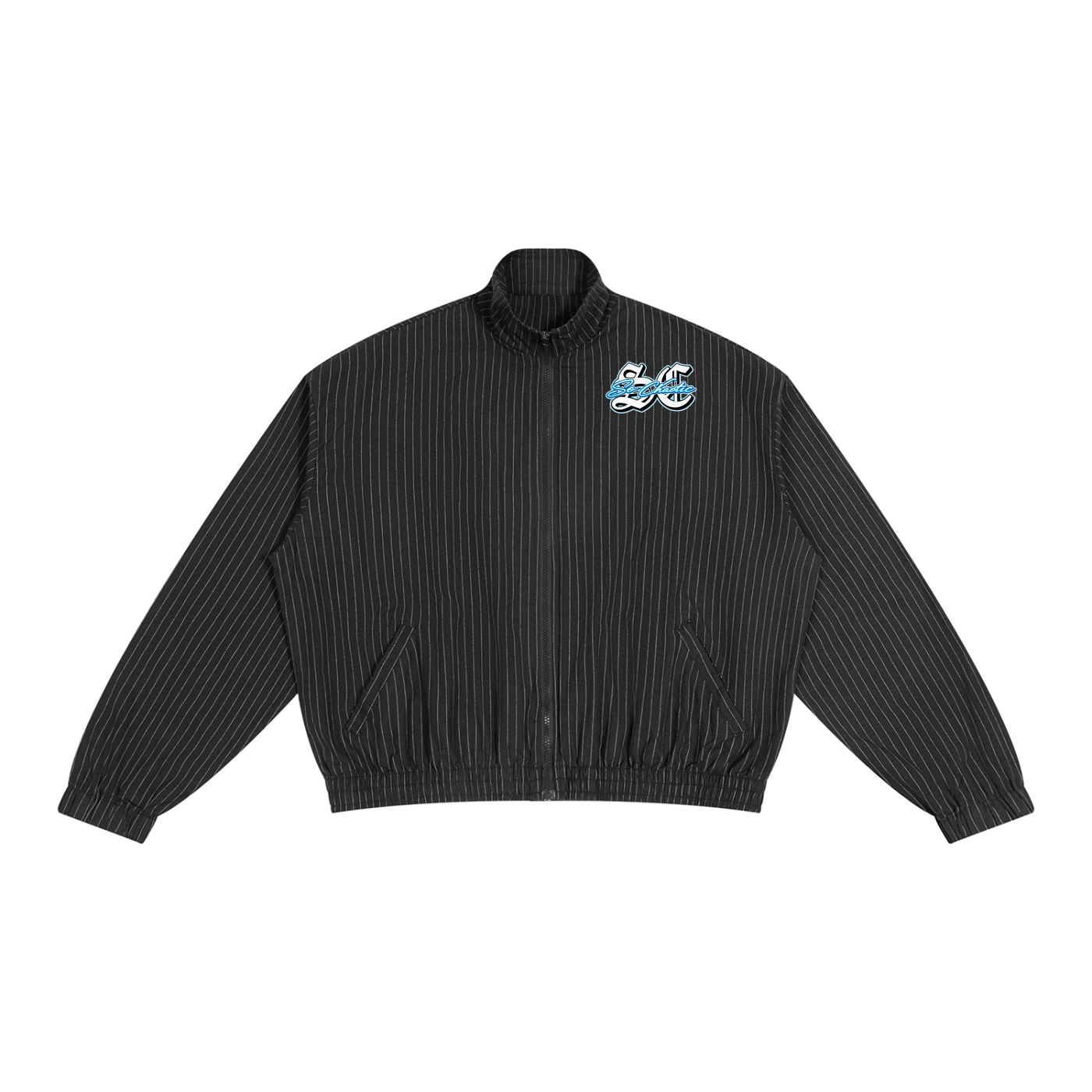 SoChaotic' Striped Zip Track Jacket Fit