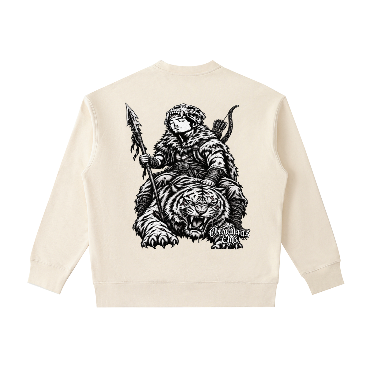 Overachievers Club' Patch Pocket Crewneck Sweatshirt