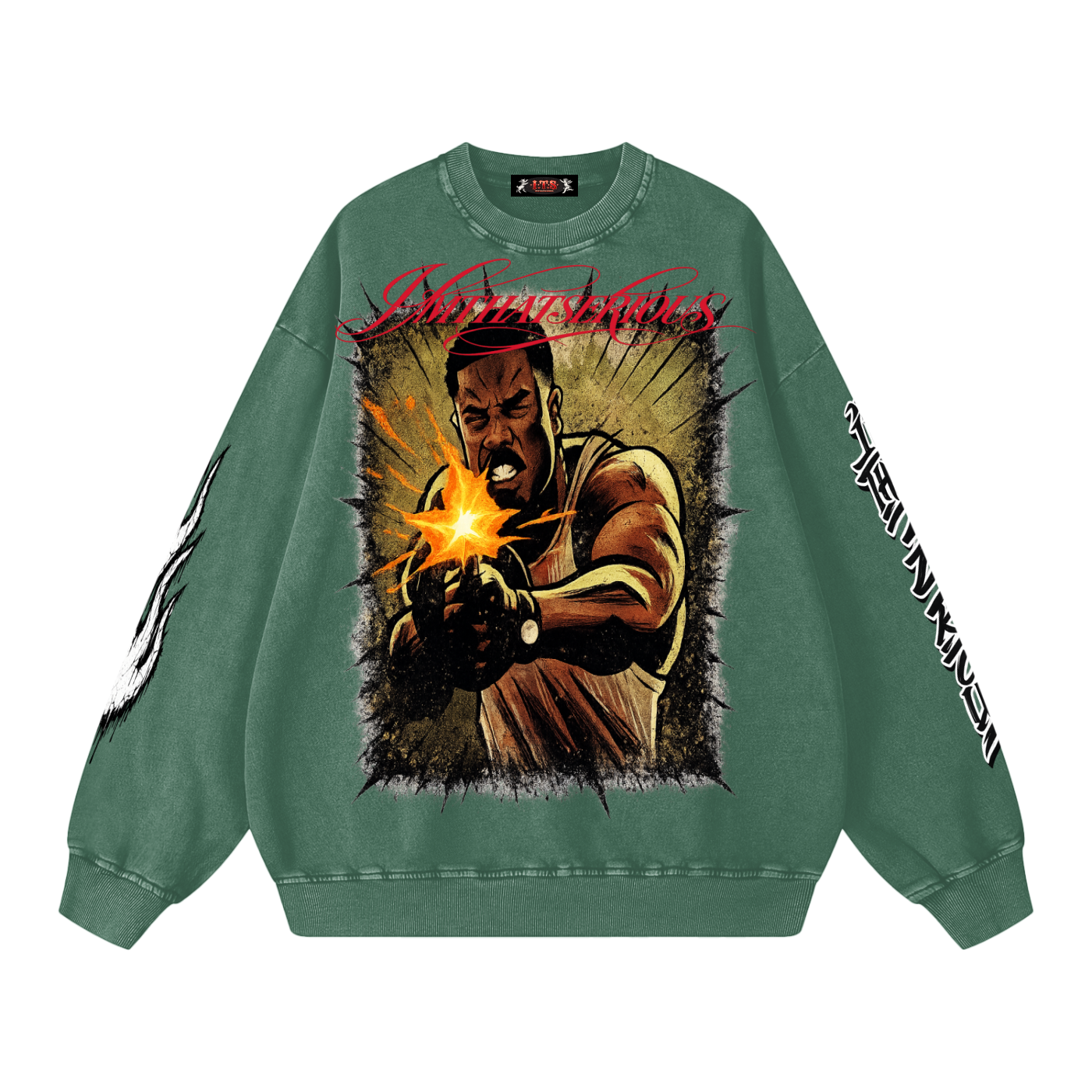 Snow Washed Oversized Sweatshirt