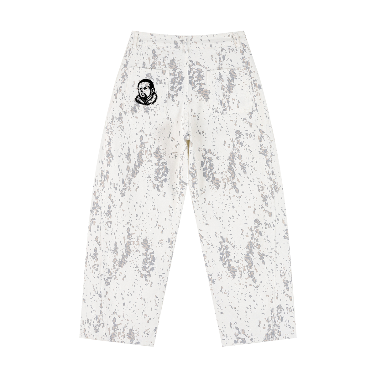 Women's Splatter Barrel Jeans